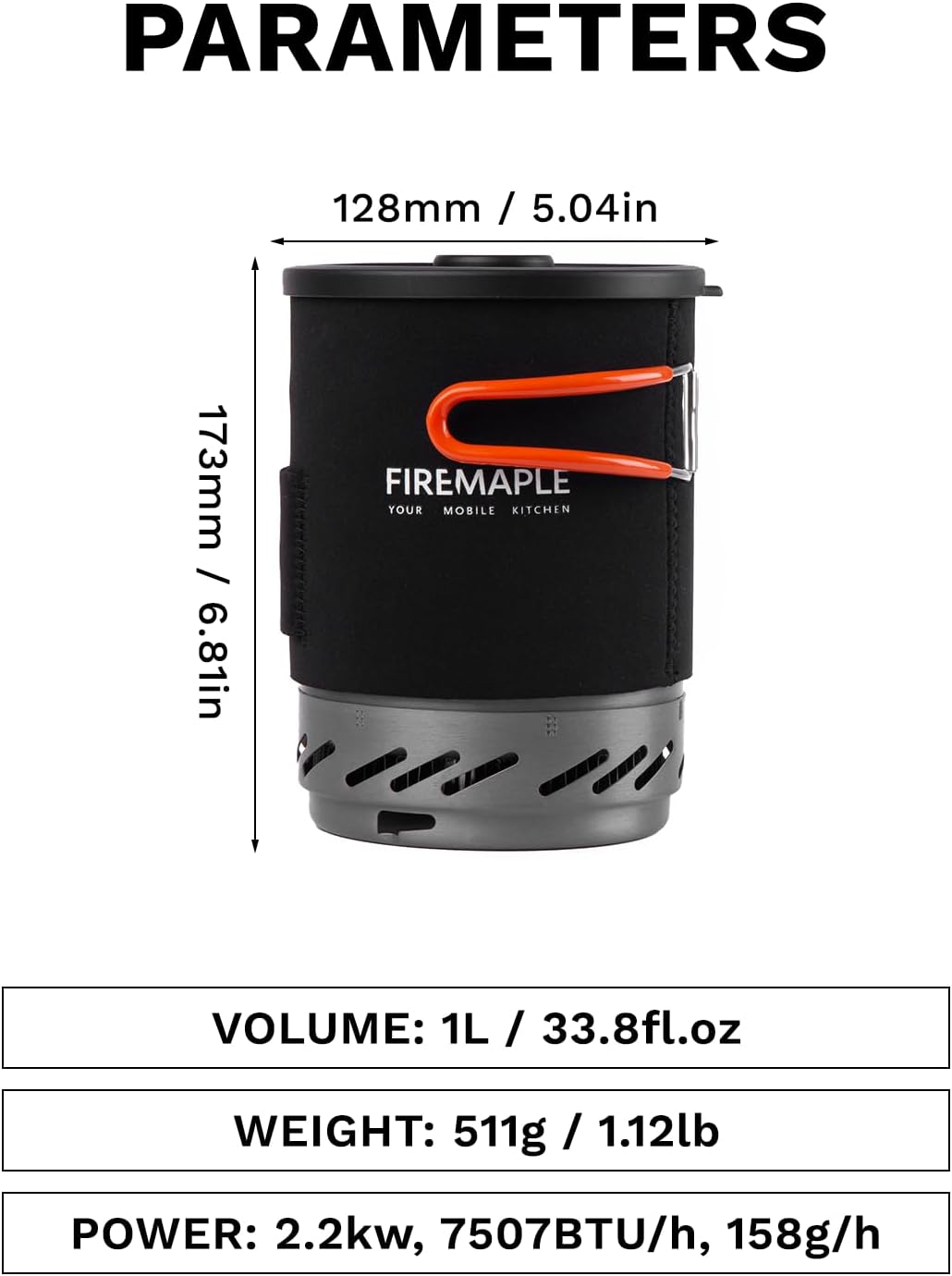 Fire-Maple "Fixed Star 1" Backpacking and Camping Stove System | Outdoor Propane Cooking Gear | Portable Pot/Jet Burner Set | Ideal for Hiking, Trekking, Fishing, Hunting Trips and Emergency Use - Image 6