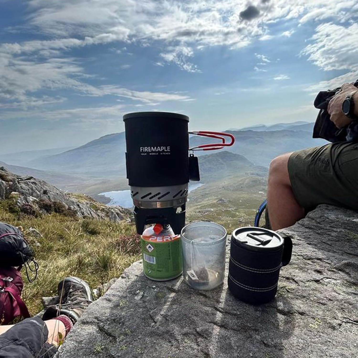 Fire-Maple "Fixed Star 1" Backpacking and Camping Stove System | Outdoor Propane Cooking Gear | Portable Pot/Jet Burner Set | Ideal for Hiking, Trekking, Fishing, Hunting Trips and Emergency Use - Image 4