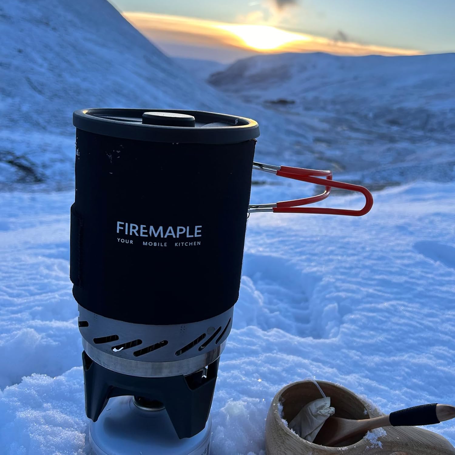 Fire-Maple "Fixed Star 1" Backpacking and Camping Stove System | Outdoor Propane Cooking Gear | Portable Pot/Jet Burner Set | Ideal for Hiking, Trekking, Fishing, Hunting Trips and Emergency Use - Image 5