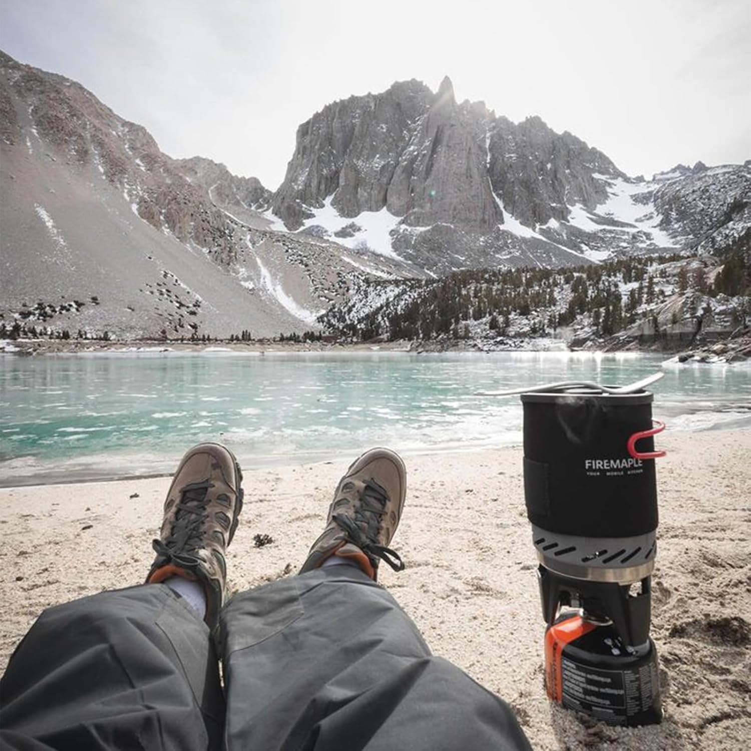 Fire-Maple "Fixed Star 1" Backpacking and Camping Stove System | Outdoor Propane Cooking Gear | Portable Pot/Jet Burner Set | Ideal for Hiking, Trekking, Fishing, Hunting Trips and Emergency Use - Image 3